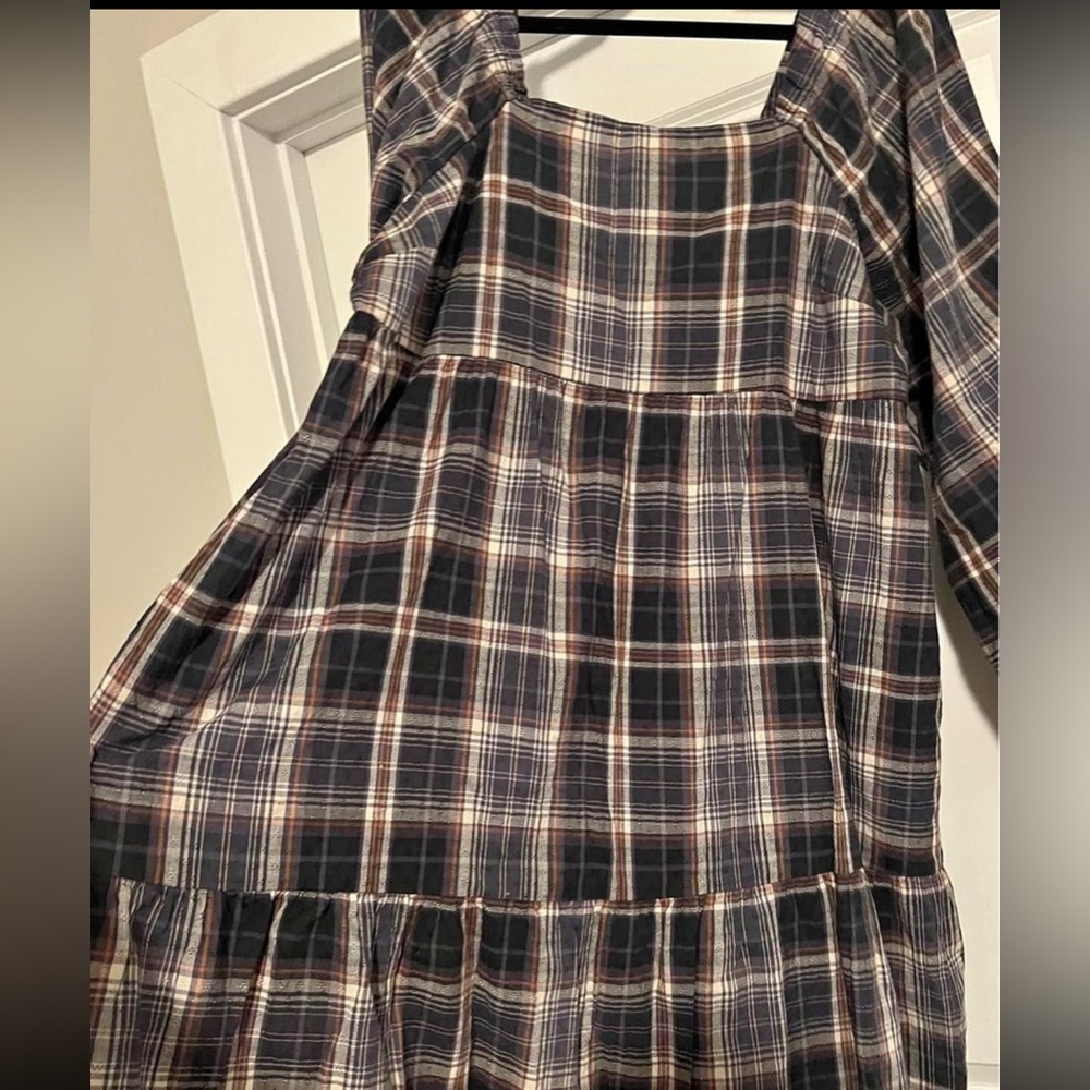Nwot plaid universal thread dress size XL